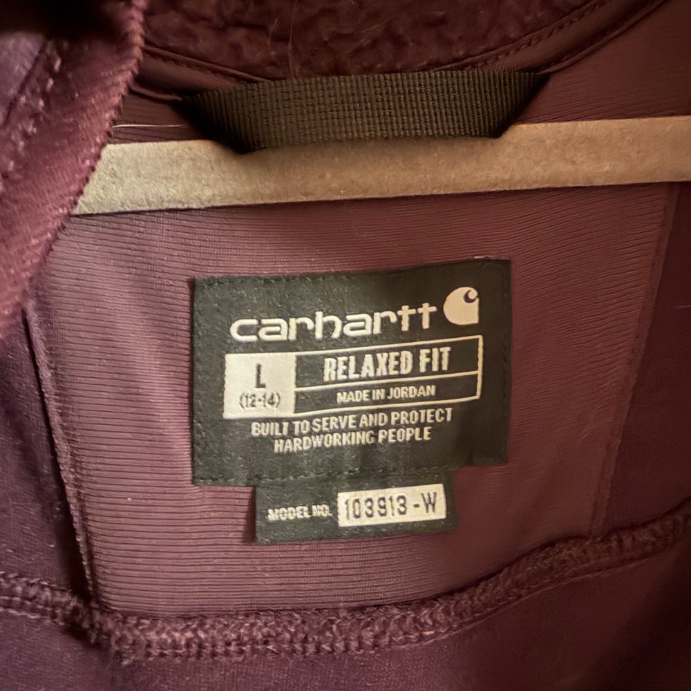 Carhartt Purple Fleece Jacket - Picture 3 of 4